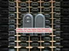 434MHz ID47 Chip Toyota OEM TWB1G0125 Smart Key para Toyota RUSH AVANZA 2018-2021