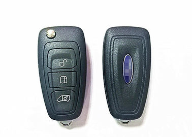 3 chave da C.A. Ford Smart da cor BK2T 15K601 do preto da corrente de relógio da chave do trânsito de Ford do BOTÃO