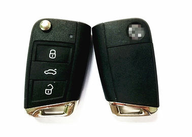 Caixa remota da corrente de relógio da chave do carro da aleta de 3 botões, chave 5G6 959 753 AB do carro de VW Golf