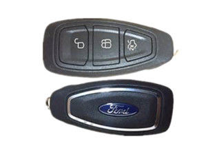 A corrente de relógio da chave da festa de 7S7T 15K601 ED Ford, 3 abotoa a corrente de relógio chave remota de Ford Focus 433 megahertz