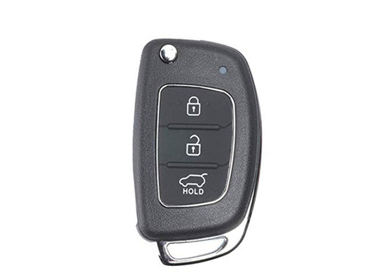 Botão da microplaqueta 4D60 80BIT Hyundai Flip Remote Key Fob 3 433 megahertz