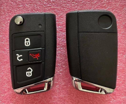 comprar golfe Keyless da VW GTI do botão NBGFS12P01 5G0959752BE Flip Key For de 315Mhz 3 + 1 online manufacture