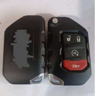 433Mhz 3+1 gladiador Keyless do botão OHT1130261 Flip Key For Jeep Wrangler