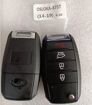 433MHz 3+1 botão 95430-B2100 OSLOKA-875T sem chip Remote Key For KIA Soul 2014-2019