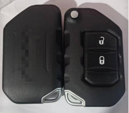 433 MHz 2 botões OHT1130261 4A Chip Keyless Flip Key Para 2018-2021 Jeep Wrangler