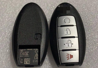 433Mhz 3+1 Botão S180144503 KR5TXN3 4A Chip Smart Key Para Nissan Kicks Rouge