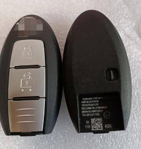 433Mhz 2 botões 4A Chip S180144102 Smart Key Para Nissan X-Trail Qashqai Pulsar