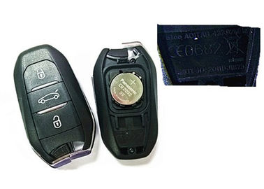 Corrente de relógio Keyless da entrada CE0682/chave remota 2011DJ1873 de Peugeot 433 megahertz com lâmina Valeo A01TAB