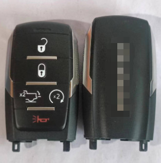 433 Mhz 4 + 1 botão OHT-4882056 68291691AD 4A Chip Smart Key Para Dodge Ram 1500 Pickup