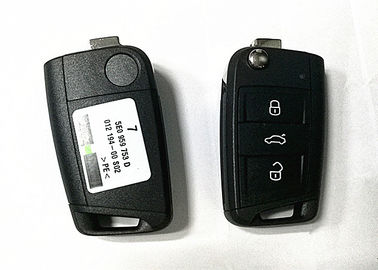 O PN 5E0959753D 433 megahertz lasca a chave remota da identificação 48 Skoda MK7 com a bateria CR2032