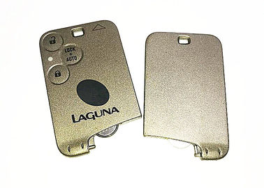 O logotipo Keyless do botão 433Mhz da corrente de relógio 3 da entrada de Renault Laguna personalizou a cor de prata