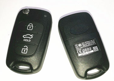 Chave preta OKA-186T/NO32 MD-TP do carro de Hyundai com 46 a microplaqueta PCF7936