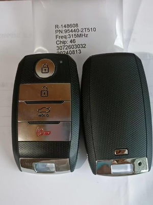 6 botões chave de carro durabilidade Kia pós-venda com frequência de 433MHz