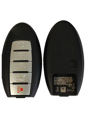 Infiniti S180144320 Chave Remota de 5 Botões 433MHz Preto Prata